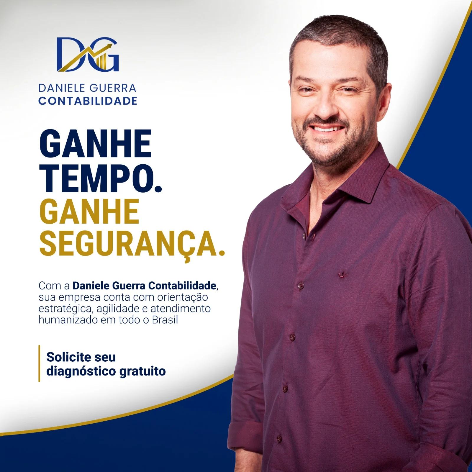 Daniele Guerra Contabilidade: ganhe tempo, ganhe segurança e solicite seu diagnóstico gratuito